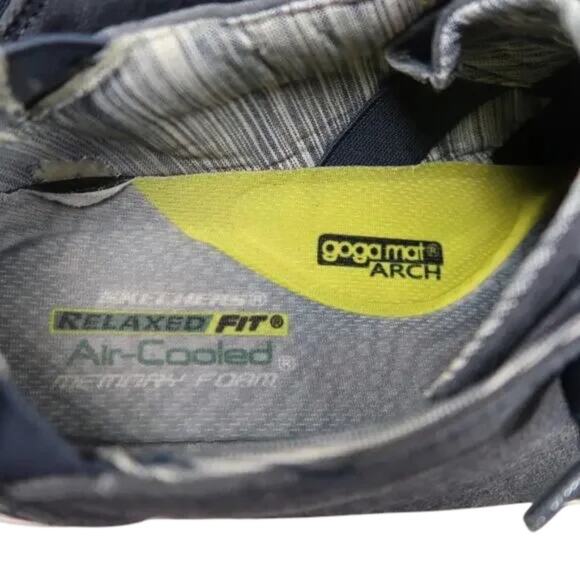 Skechers Shoes Mens 12 Casual Slip On Sneakers Relaxed Fit Memory Foam Goga Mat - Picture 8 of 14
